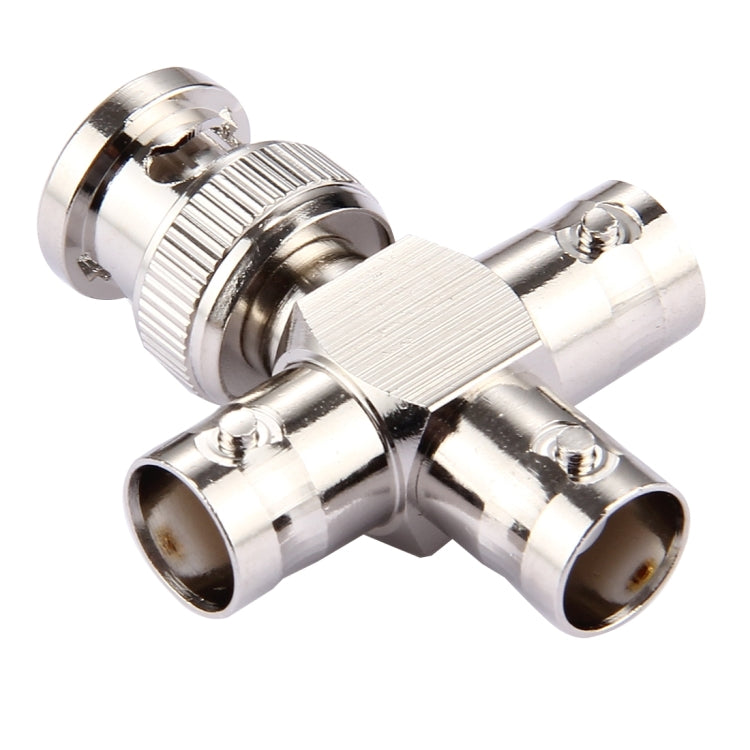 2 PCS 1 x BNC Male to 3 x BNC Female Connector, Cross Type, Cross Type 2 PCS 1 x BNC Male to 3 x BNC Female Connector, Cross Type, Cross Type